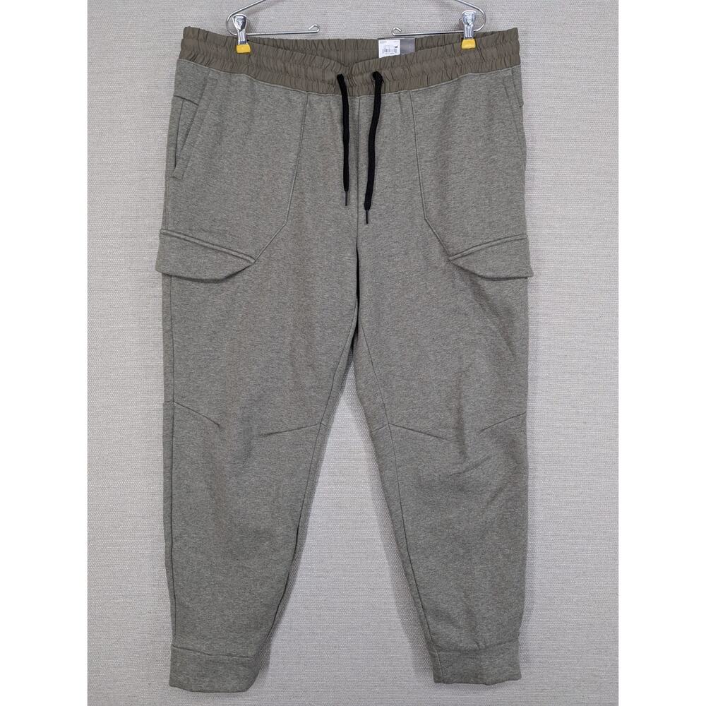 FLX Men's Travel Leisure Stretch Slim Jogger Olive Green Size XL NWT -0725F44